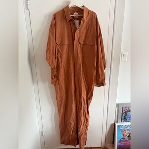 Rust Orange Clay Flightsuit